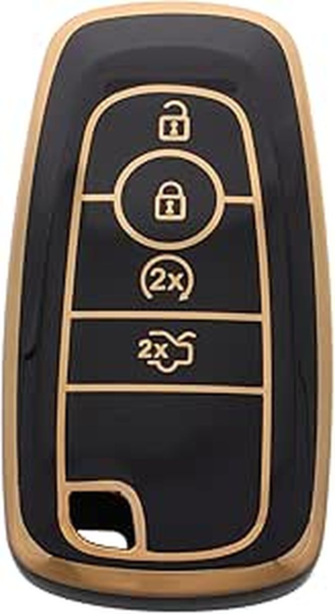 Key Fob Cover TPU Protective Shell Case Compatible With Ford 4 Button 5 Button Anti Scratch Car Accessory For Vehicle Use - Image 1