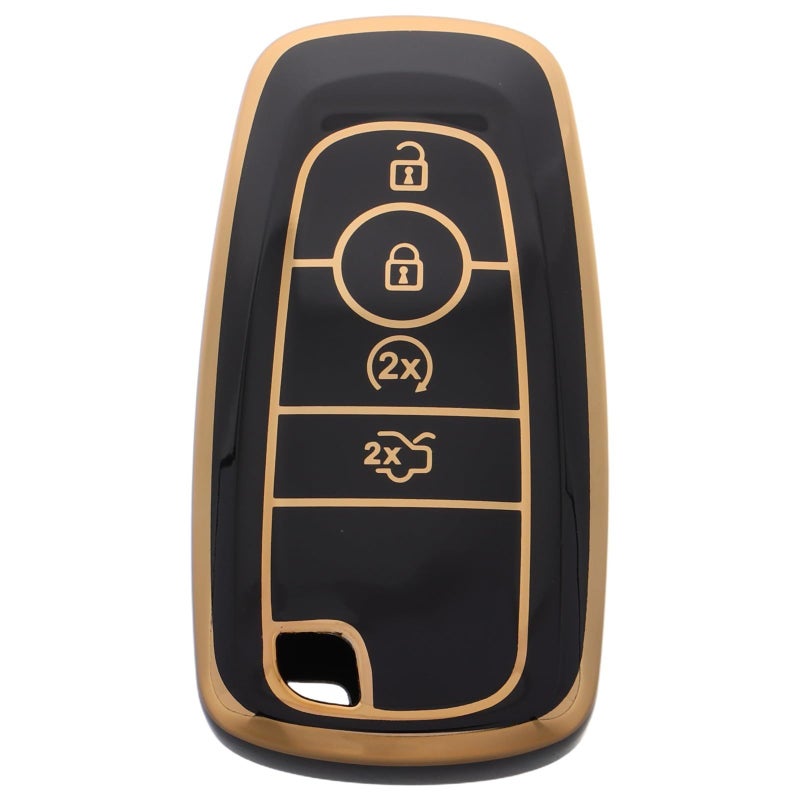 Key Fob Cover TPU Protective Shell Case Compatible With Ford 4 Button 5 Button Anti Scratch Car Accessory For Vehicle Use - Image 2