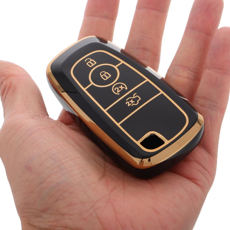 Key Fob Cover TPU Protective Shell Case Compatible With Ford 4 Button 5 Button Anti Scratch Car Accessory For Vehicle Use - Image 5