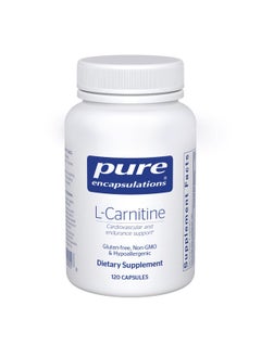 Health & Household Pure Encapsulations L-Carnitine | Hypoallergenic Supplement For Cardiovascular And Endurance Support | 120 Capsules  - Image 1