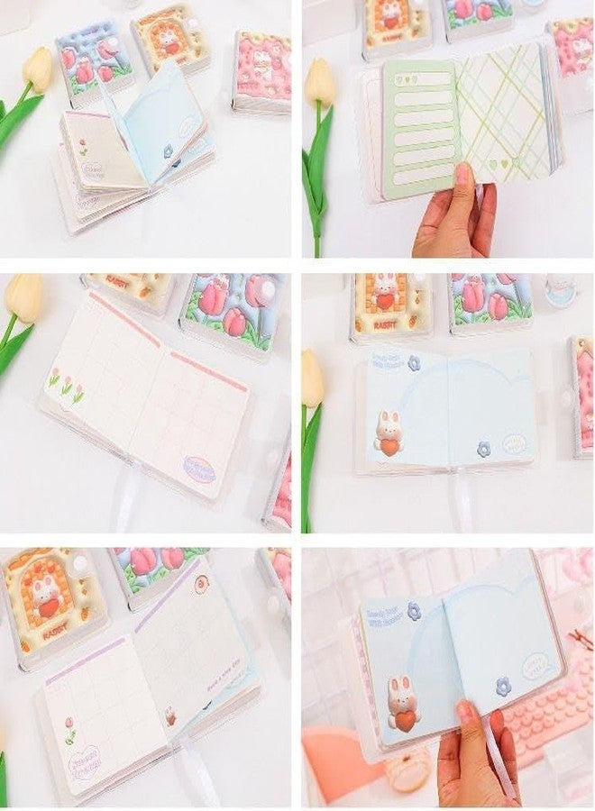 AROSHNAY Mini Notepad Diary for Kids, 3D Journal, Diary Notepad for Students Stationary Items, Birthday Gift for Kids - Random Color - Image 5
