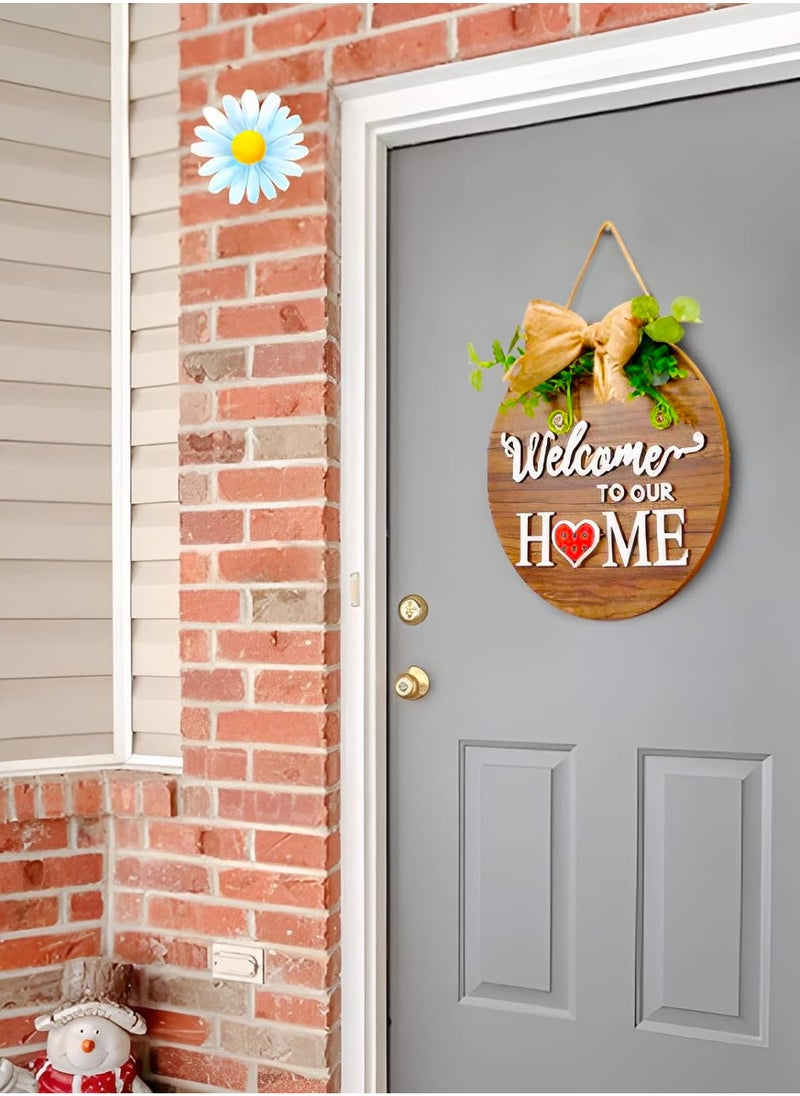 OLUDENIZ Gift Set Round Wooden Door Hanger 11 Pcs for Home Entrance in Cozy Luxury  - Image 3