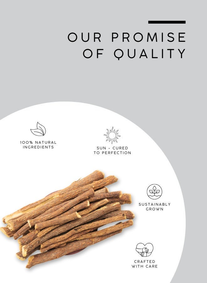 أباميك أعواد مضغ من جذور عرق السوس النقية من أوافي ميل - طبيعية 100% - 500 غرام | 17.6 أونصة - Image 4