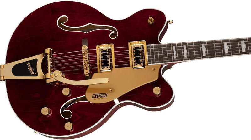Gretsch G5422TG Electromatic Classic Hollow Body Double-Cut Electric Guitar with Bigsby and Gold Hardware - Walnut Stain - Image 3