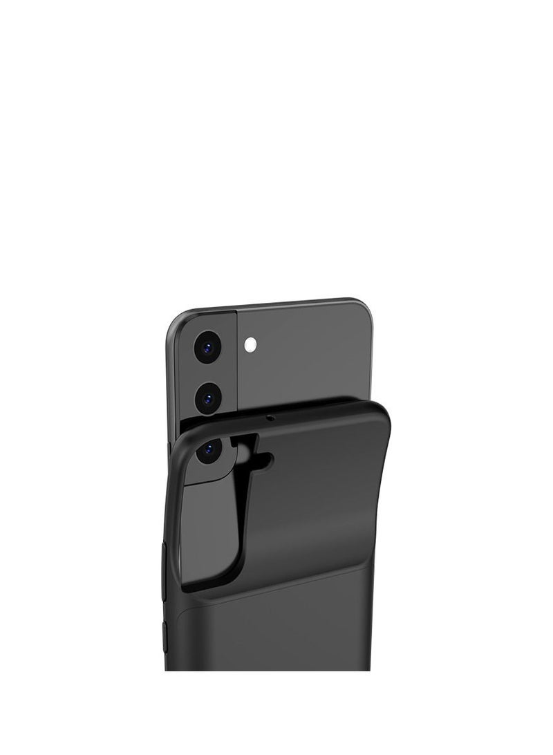 GULFLINK Wireless Protective Charging Case Cover  for Samsung Galaxy S22PLUS 4800mah Black - Image 2