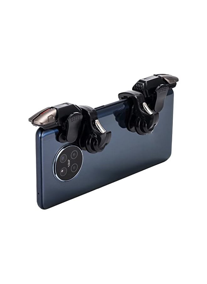 Raxoom 6 Trigger Mobile Game Controller for 6 Fingers Operation with Key Layout Diagram,Joystick Gamepad  - Image 1