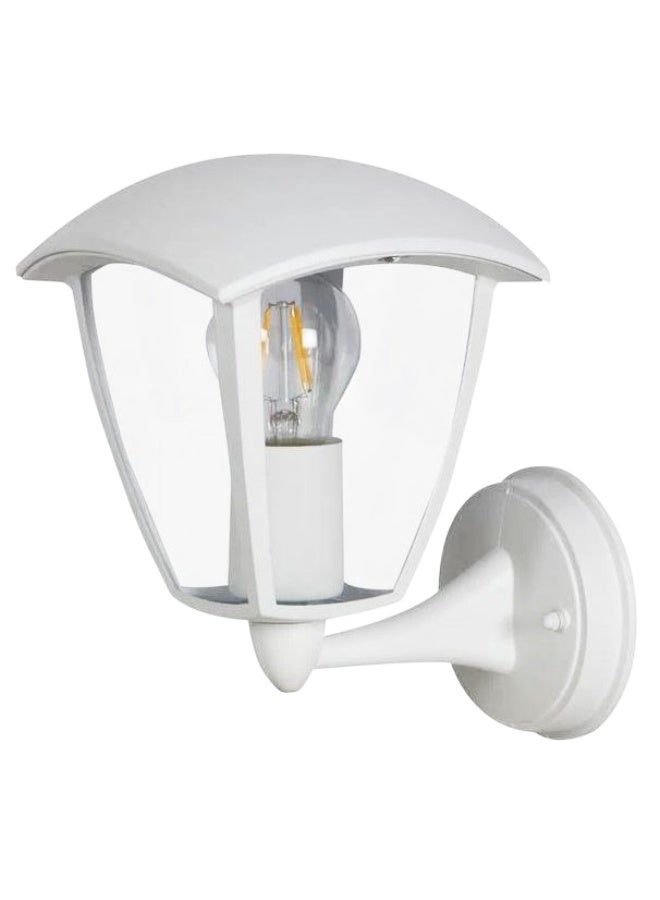 NOVEX NWL-705 Outdoor Wall Light E27 IP44 Waterproof – Boundary Security Lamp for Garden, Villa, Porch – Matt White - Image 1