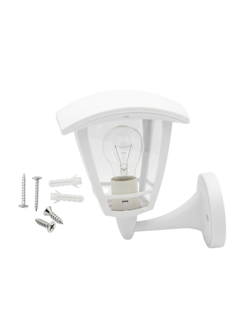 NOVEX NWL-705 Outdoor Wall Light E27 IP44 Waterproof – Boundary Security Lamp for Garden, Villa, Porch – Matt White - Image 3