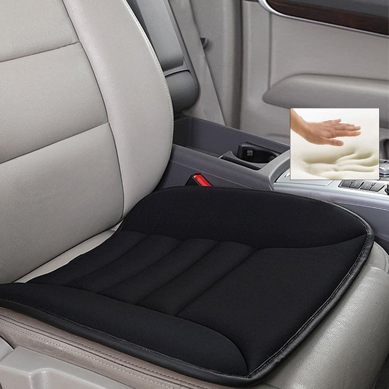 Big Ant Car Seat Cushion Pad Memory Foam Seat Cushion,Pain Relief Memory Foam Cushion Comfort Seat Protector Perfect for Car Office Home Use,Black(1PC)