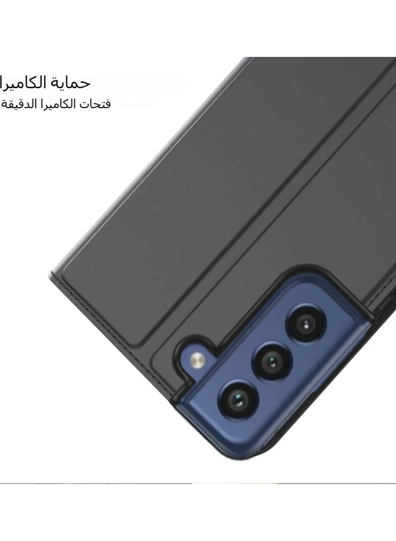 Leather Case for Samsung Galaxy S25  S25 Plus S25 Ultra (2024),Magnetic Anti-fall Phone Case with Card Slot & Stand Function,Ultra-Thin Shockproof Protective Cover - Image 5