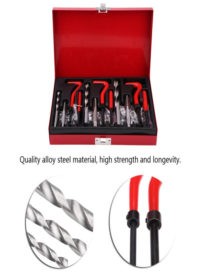 88Pcs Stripped Thread Rethread Helicoil Repair Kit Set Metric M6 M8 M10 - Image 5