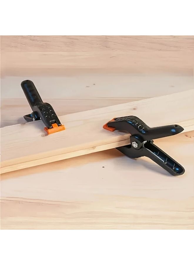 30pcs 2 Inch Plastic Spring Clips Strong Grip Black Orange For Backdrops Crafts Woodworking - Image 2