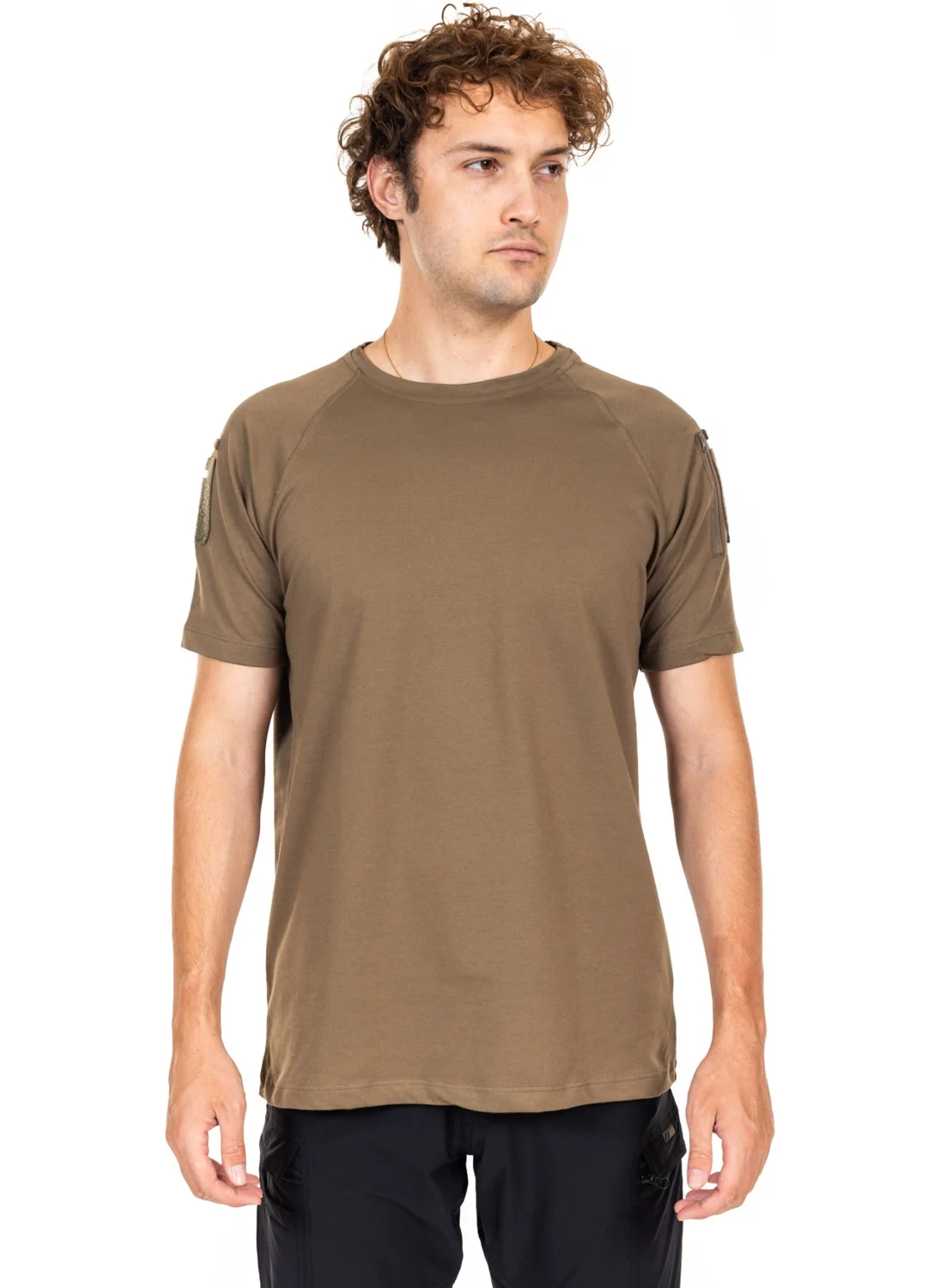 Akıncılar Outdoor Akn 713 Crew Neck Short Sleeve Tactical T-Shirt-Beige