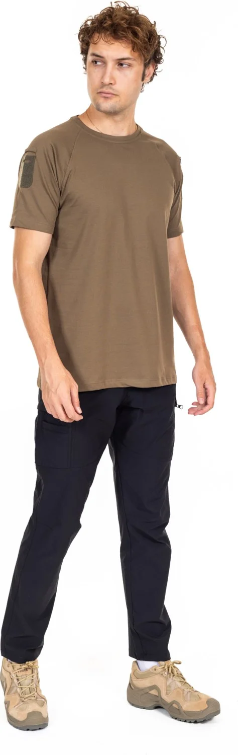 اكينجيلار اوت دور Akn 713 Crew Neck Short Sleeve Tactical T-Shirt-Beige