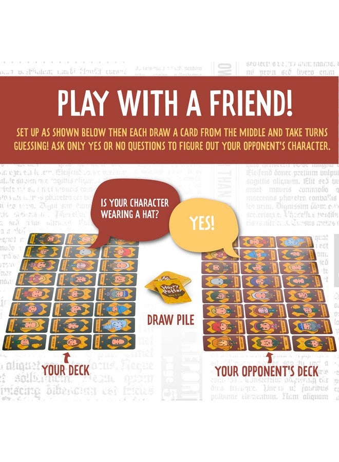 Paladone Harry Potter Who is It, 20 Questions Character Guessing Game, 72 Character Cards - Image 3