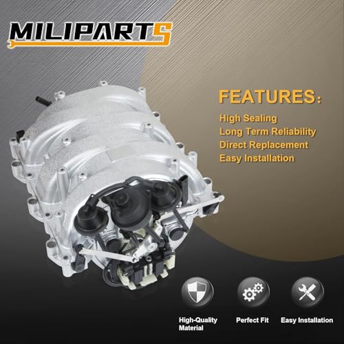 MILIPARTS Intake Manifold Compatible with Mercedes C230 C300 C350 E280 E350 GLK350 ML350 ML450 S400 SLK300 R350 V6 272 Engine 2006-2013 Replace 2721402401 2721402201 - Image 4