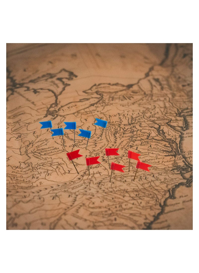 SYOSI - Push Pins, 400 PCS Map Tacks, Marking Pins, 8 Assorted Colors, Map Thumb Tacks Plastic Head, with Steel Point, Colored Map Thumb Tacks for Cork Bulletin Board, Picture Hanging at Home School - Image 1