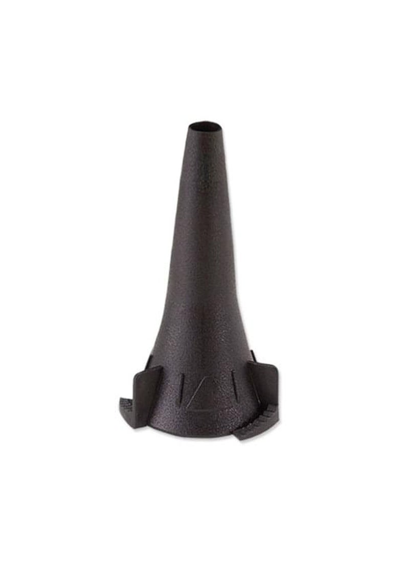 King Mariot 1 Pack | Pediatric Otoscope Tips | 2.75mm | Sleeve of 34 Disposable Specula | Hygienic Black Plastic | Single Use Probe Covers  - Image 1