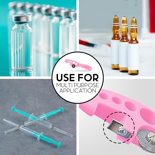 OTICA Ampoule Cutter for Doctors Nurse, Glass Bottle Cap Remover Cutter Ampule Breaker for Hospital and Clinic (Pink) - Image 4