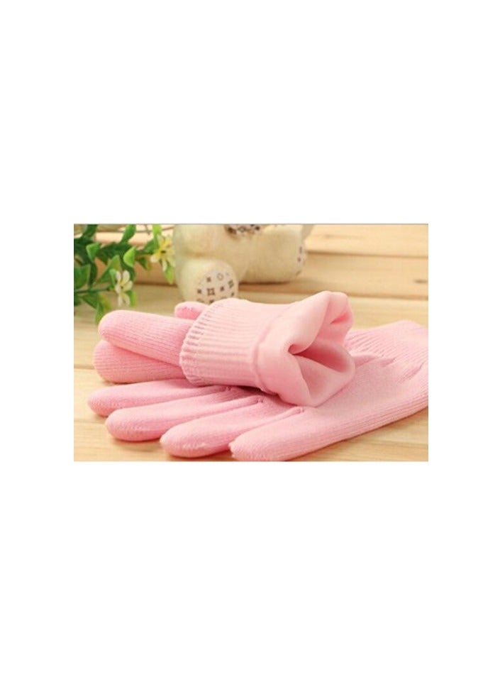 Generic 1 Pair Moisturizing Gloves Finger Moisture Gloves Soft Moisturizing Gloves for Dry Rough and Cracked Hands Silicone gloves Reusable SPA Gel Gloves Moisturizing Whitening - Image 5