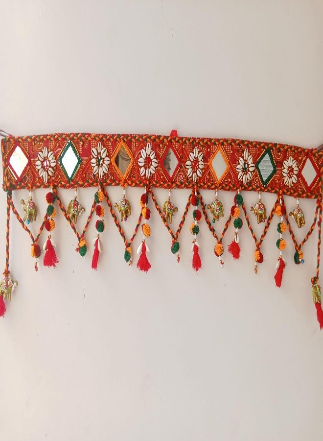 PREETENCY-kodi/Kaudi toran/thoranam/Thorna/Thoran/Lucky Festoon for Door Entrance hangings | Bhandanwar for Festive Decor,Pooja Room-3 FITS - Image 2