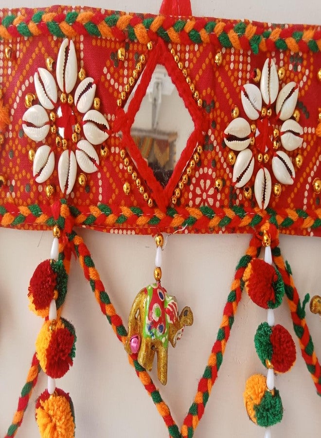 PREETENCY-kodi/Kaudi toran/thoranam/Thorna/Thoran/Lucky Festoon for Door Entrance hangings | Bhandanwar for Festive Decor,Pooja Room-3 FITS - Image 3
