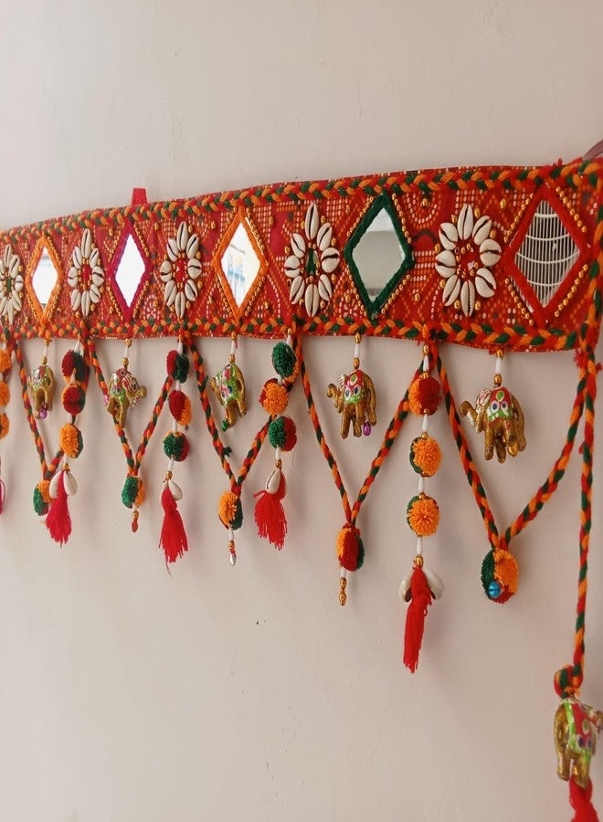 PREETENCY-kodi/Kaudi toran/thoranam/Thorna/Thoran/Lucky Festoon for Door Entrance hangings | Bhandanwar for Festive Decor,Pooja Room-3 FITS - Image 4