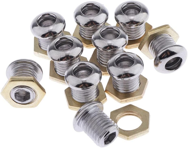 klarako 10 Pieces Drum Air Vent Made of Solid Zinc Alloy with Seal And - Image 3