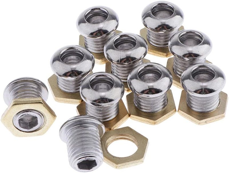 klarako 10 Pieces Drum Air Vent Made of Solid Zinc Alloy with Seal And - Image 5