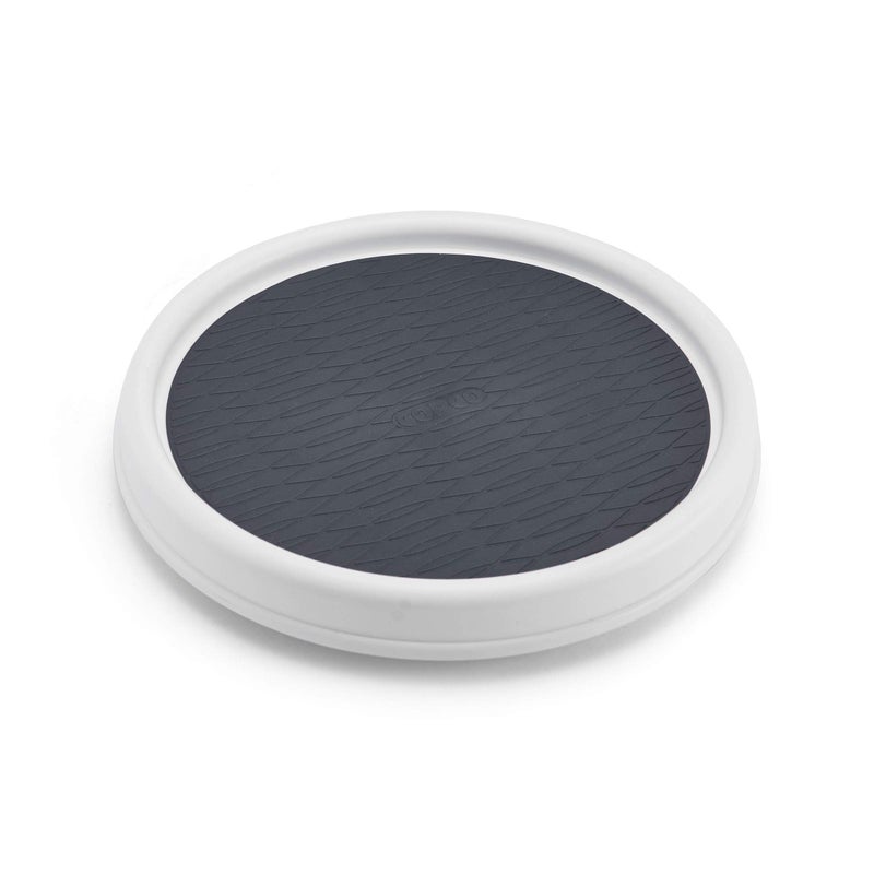 Copco Non-Skid Pantry Cabinet, 9-Inch, White/Gray - Image 1