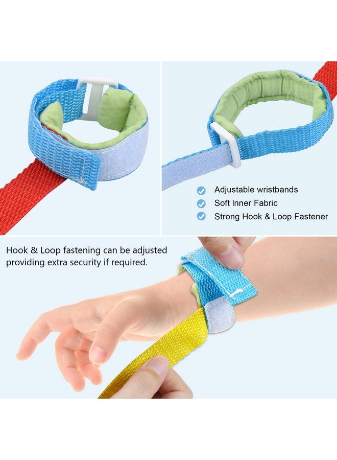 Haktoys Children's Safety Walking Rope with 12 Colorful Handles & 2 Guide Handles - Perfect for Daycare Preschool Kindergarten | Extendable & Adjustable with Secure Wristbands - Upgraded 2025 Edition - Image 2