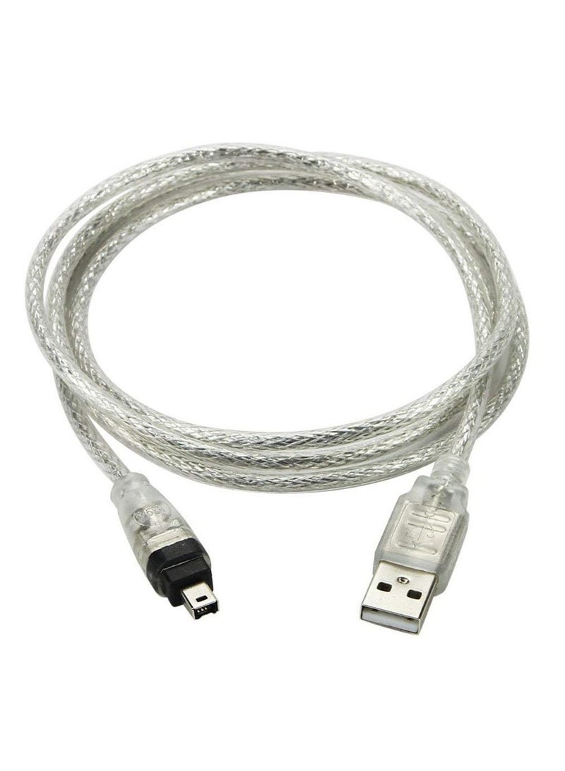 5FT/150cm USB Male to Firewire IEEE 1394 4 Pin Male iLink Adapter Cord Cable Compatible with SONY DCR-TRV75E DV & D8 digital - Image 3
