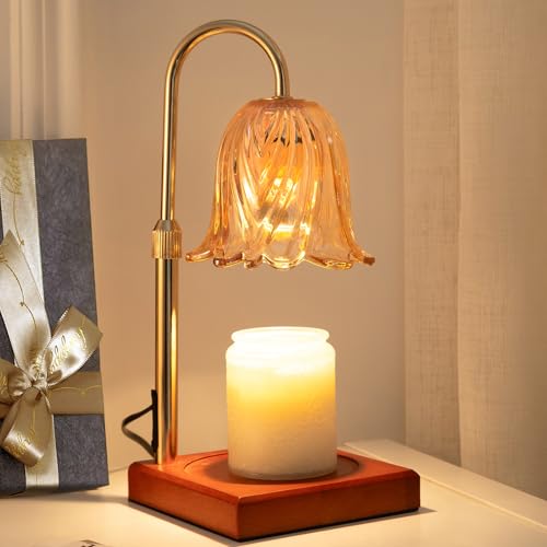 GODONLIF Candle Warmer Lamp with Timer Dimmable, Birthday Gifts for Women Mom, House Warming Gifts New Home Decor, Wax Melt Warmer for Jar Candles - Image 1