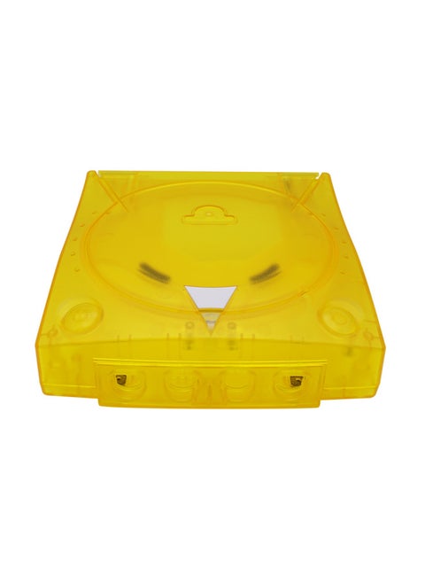 لهيكل SEGA Dreamcast المفضل لآلة ألعاب DC القديمة استبدال الهيكل الشفاف-لون المنتج: أصفر شفاف