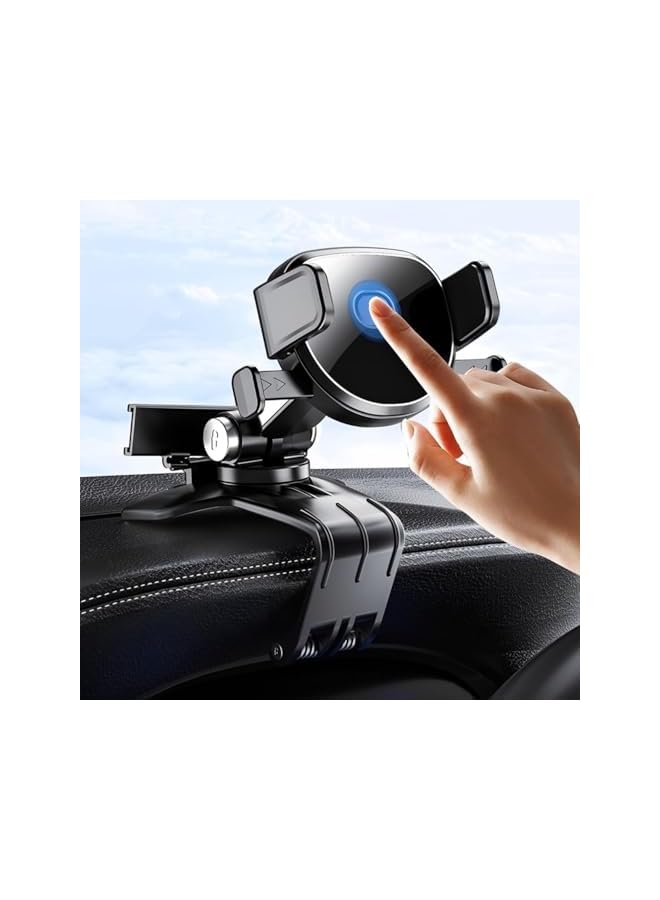 S-TOP Car Phone Mount Holder, Adjustable Universal Windshield Dashboard Car Mount with Secure Grip, Fits Android Devices 4 to 7 Inches for Navigation and Hands-Free Calls - Image 4