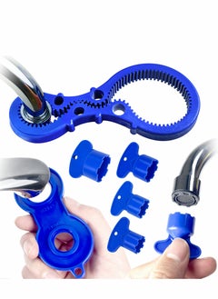Aerator Key, Faucet Removal Tools, Wrench with Shell Removal Tool, Replacement Cache Aerators for Sink M 16.5, 18.5, 21.5, 22, 24 mm Tap Flow Restrictor