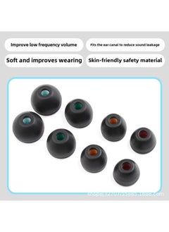 Generic Suitable For Wf-1000xm4 Ear Cap Sony Colombia Silicone Sleeve Ear Cap Sony In-ear Earplug Sleeve-Color:Black-Model:L/M/S/XS  - Image 4