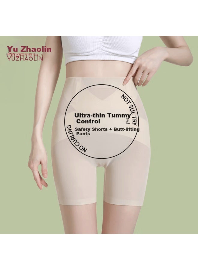 Yuzhaolin Postpartum Shaping High-waist Tummy Control Lifting Antibacterial Thin Summer Safety Pants For Women - Image 1