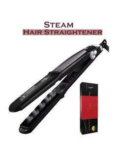 2 in 1 Professional Multi-function salon Ceramic Vapor Steam Flat Iron Spray Hair Straighteners Curler Salon Steam Styler, LCD Display Display with Adjustable Temp and Quick Heating