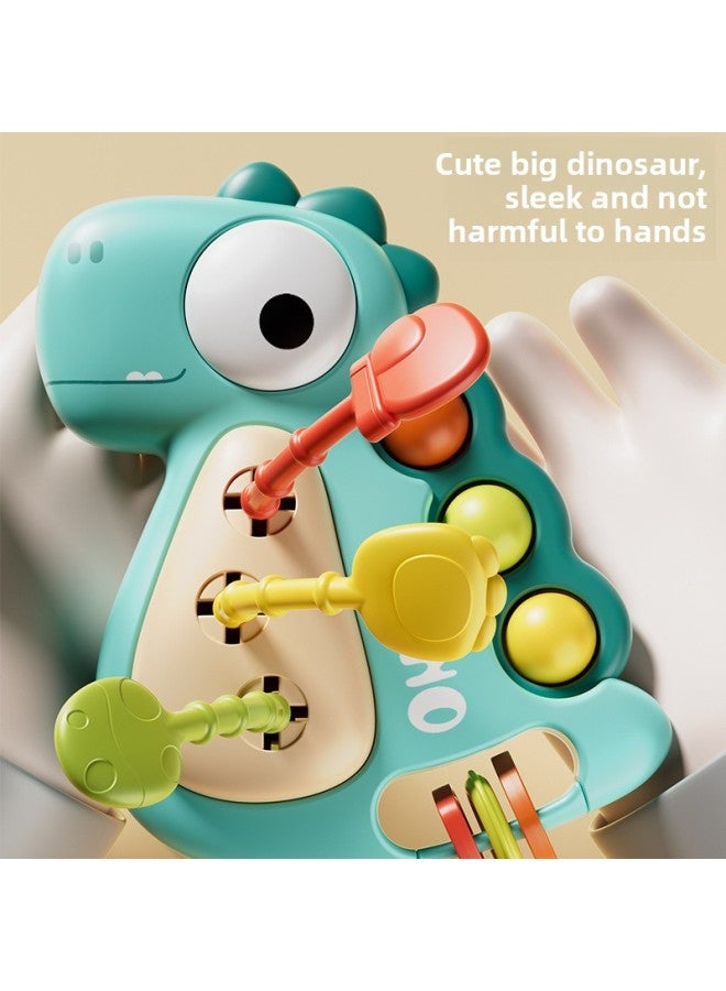 Newborn Infants 3 Early Education 6 Pumping Music 12 Months Pull Music Hand Rattle Toy Baby 0.1 1 Year Old-Color:Zhuanzhuanle Green (single Pack) - Image 3