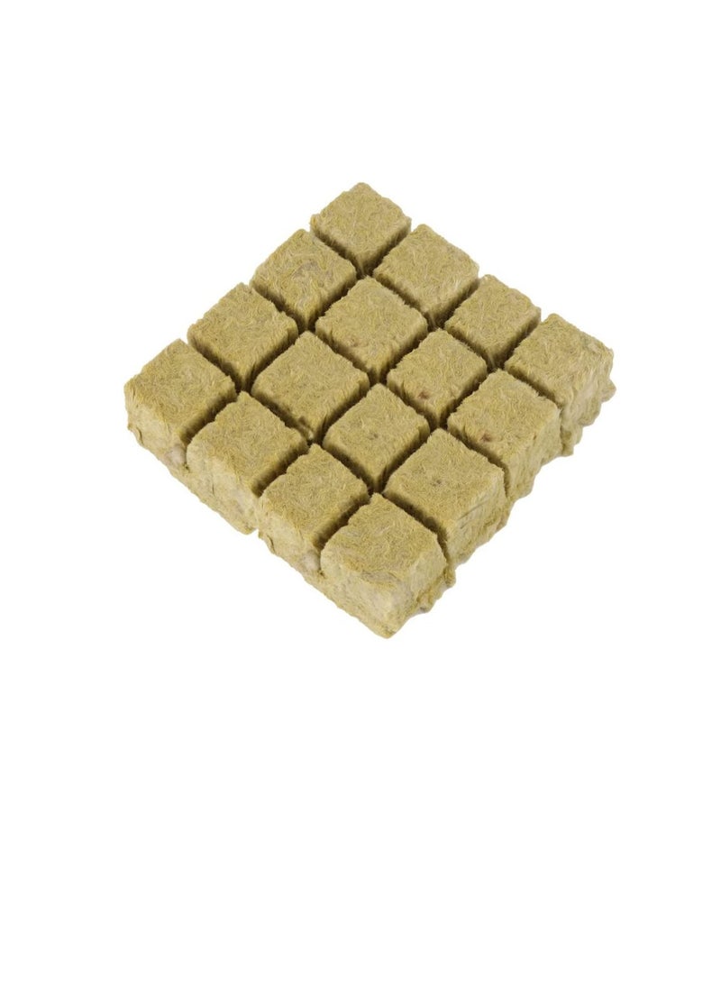 Generic - Plant Starter Plugs Starter Blocks 16pcs Hydroponic Nutrient Fertilizer Fiber Soil Block for Plant Seedling Transplanting Growing Herb Flower Vegetables - Image 1