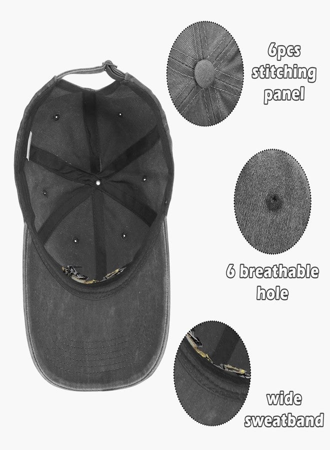 Peninpha Big Brother Tractor Hats for Boys,Funny Excavator Embroidered Baseball Caps Washed Distressed Vintage Sun Hat for Kids Ages 3-8 - Image 3