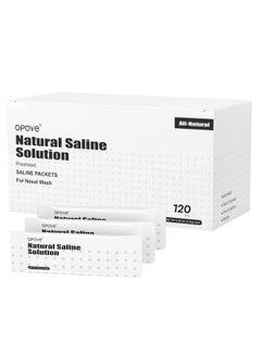 Pre-Mixed Saline Packets For Nasal Wash Irrigation Systems, Natural, And Ph Balanced, 120 Packs (Nose Cleaner Is Not Included) - pzsku/Z746AF80F7462AC0110BAZ/45/_/1734437298/9292b057-7f7e-4f26-baf5-779054741280