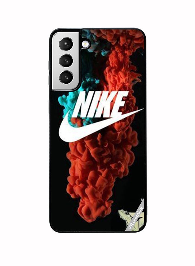 VR CREATIVE غطاء حماية لهاتف سامسونج جالاكسي S22 5G بتصميم نايك متعدد الألوان - Image 1
