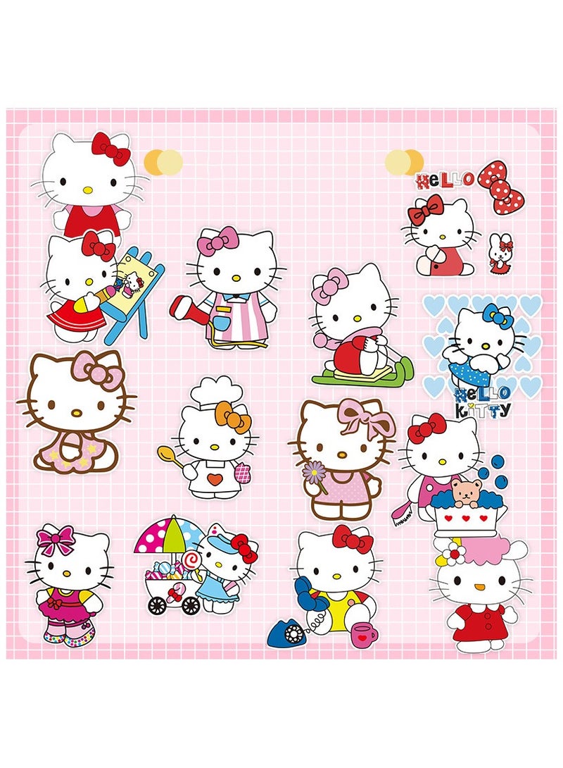 120 Piece Hello Kitty Waterproof Stickers - Image 4