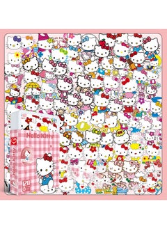 120 Piece Hello Kitty Waterproof Stickers