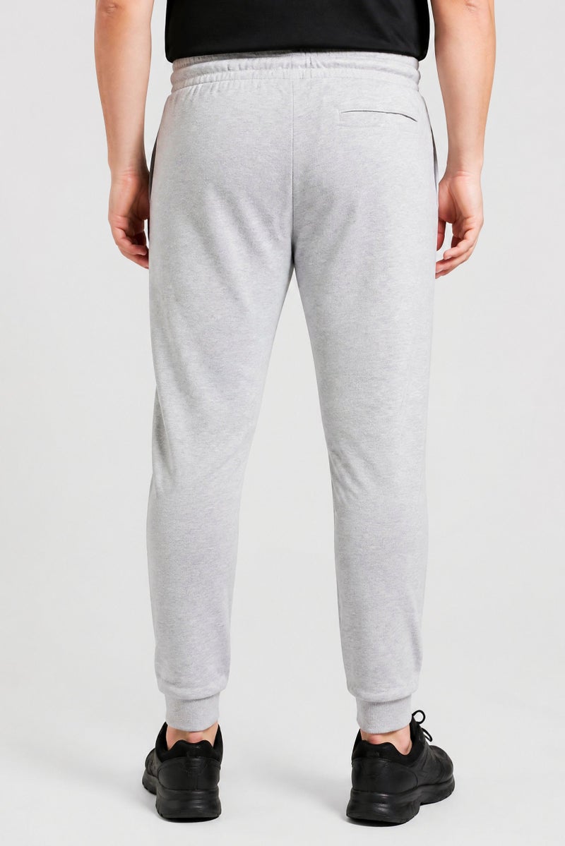 Ellesse Men Sportswear Fit Outdoor Sweatpants, Light Grey - Image 4