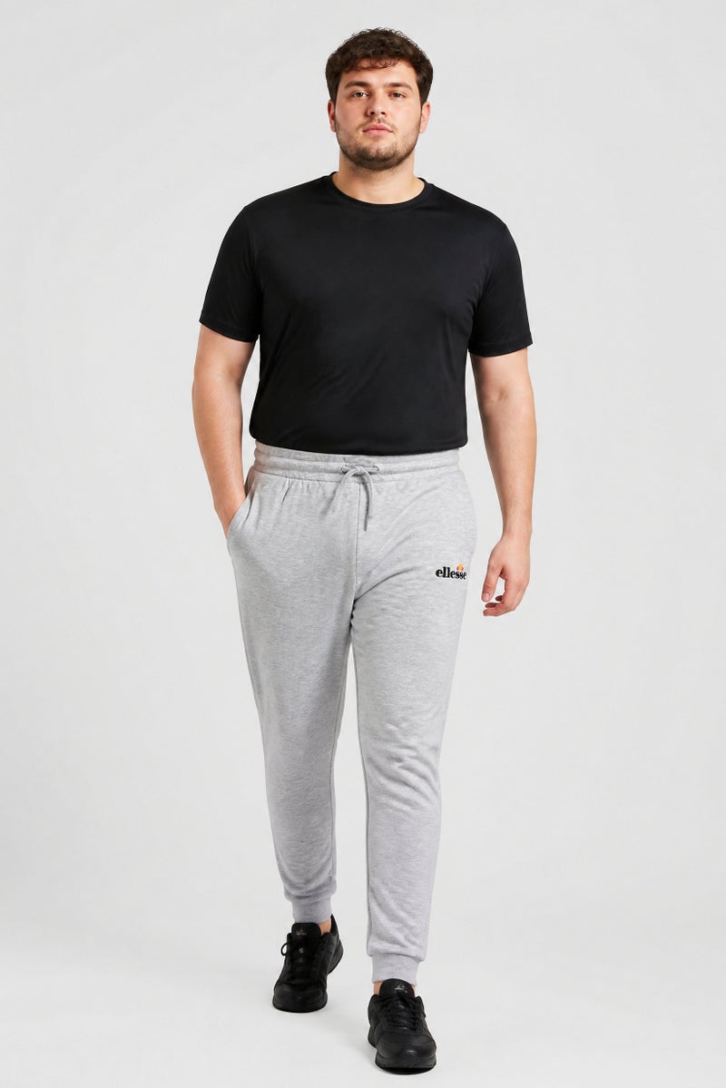 Ellesse Men Sportswear Fit Outdoor Sweatpants, Light Grey - Image 3