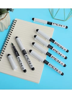 Y&D Disposable Fountain Pens, 8 Colored Ink Fine Point Pen, Smooth Writing Calligraphy Pens for Sketching, Journaling School Office Gift Supplies(Colorful)  - Image 5