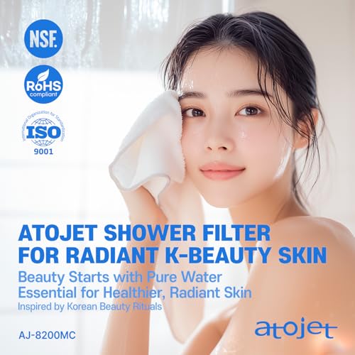Atojet Filter Shower For K-Beauty Skin Care– Pure Carbon Filters for Softer Skin & Smoother Hair | Carbon Composite Filter l 6 Month Advanced Filtration Set (AJ8200MC-SET-6MO) - Image 2
